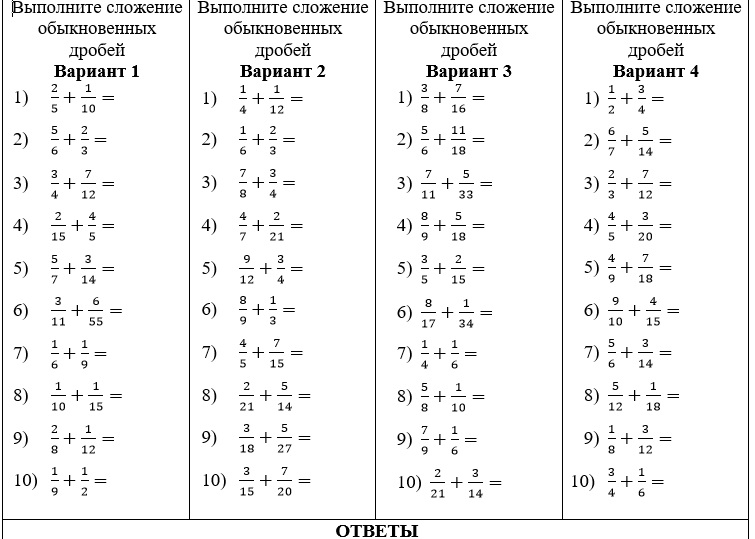 Примеры по математике 6 класс деление